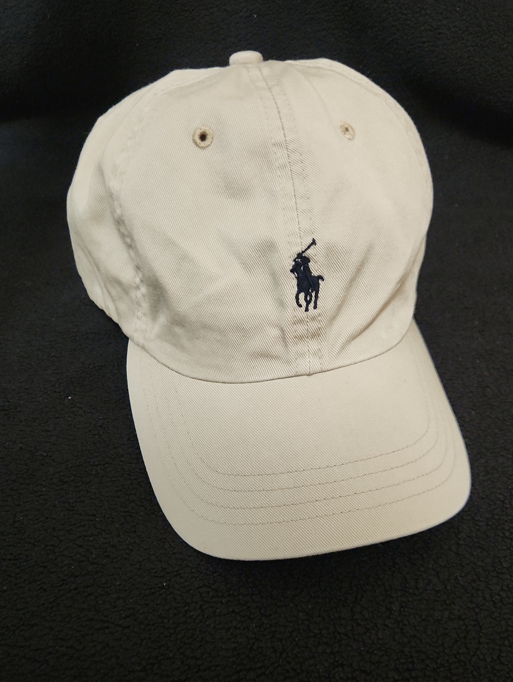 Classic Polo by Ralph Lauren Unisex Khaki Logo Baseball Cap Hat